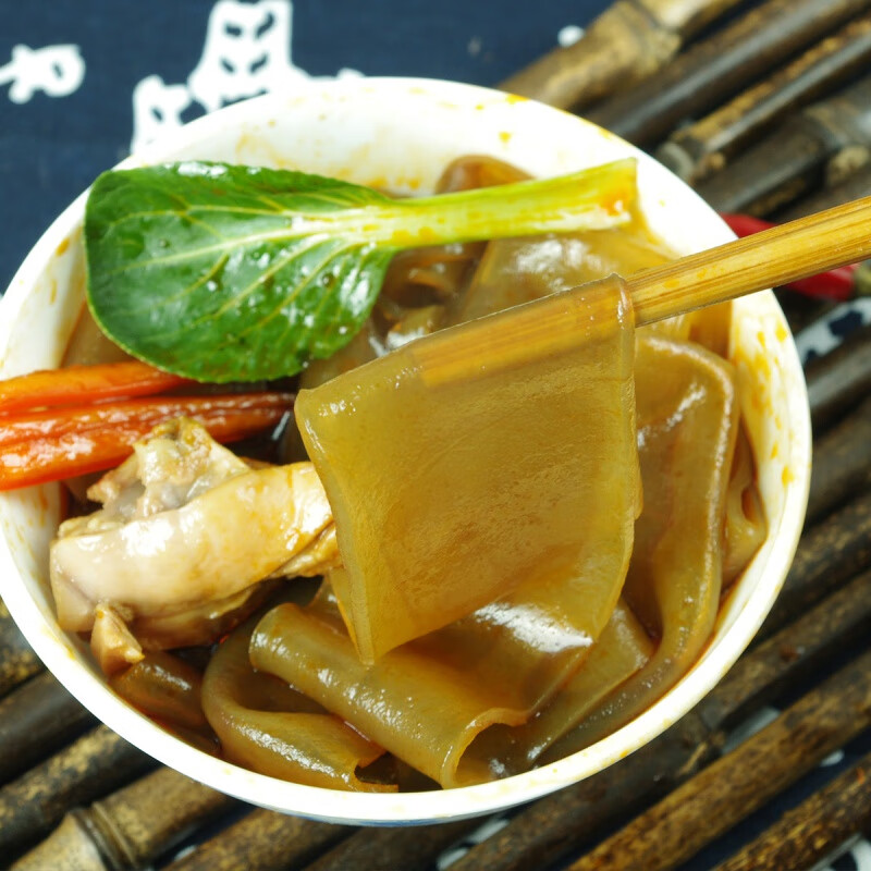 柳絮红薯粉皮干货 泗水地瓜耐煮 2000g山东济宁特产