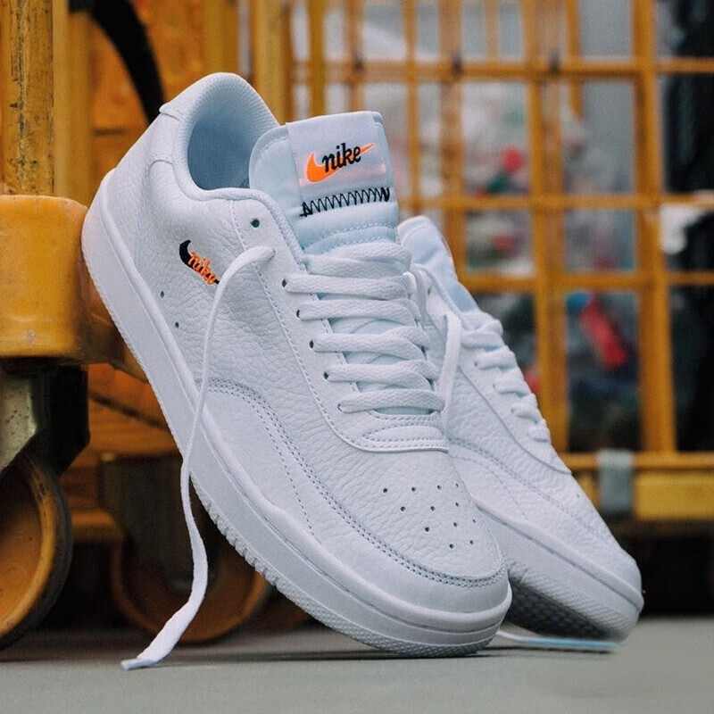 现货nikecourtborough2女子黑红休闲低帮板鞋bq5448007dd3023100鸳鸯