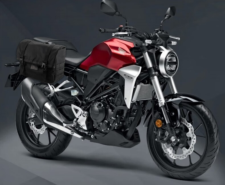 2122款适用本田cb300r摩托车改装快拆边包边箱尾箱包壳装全盔防水包