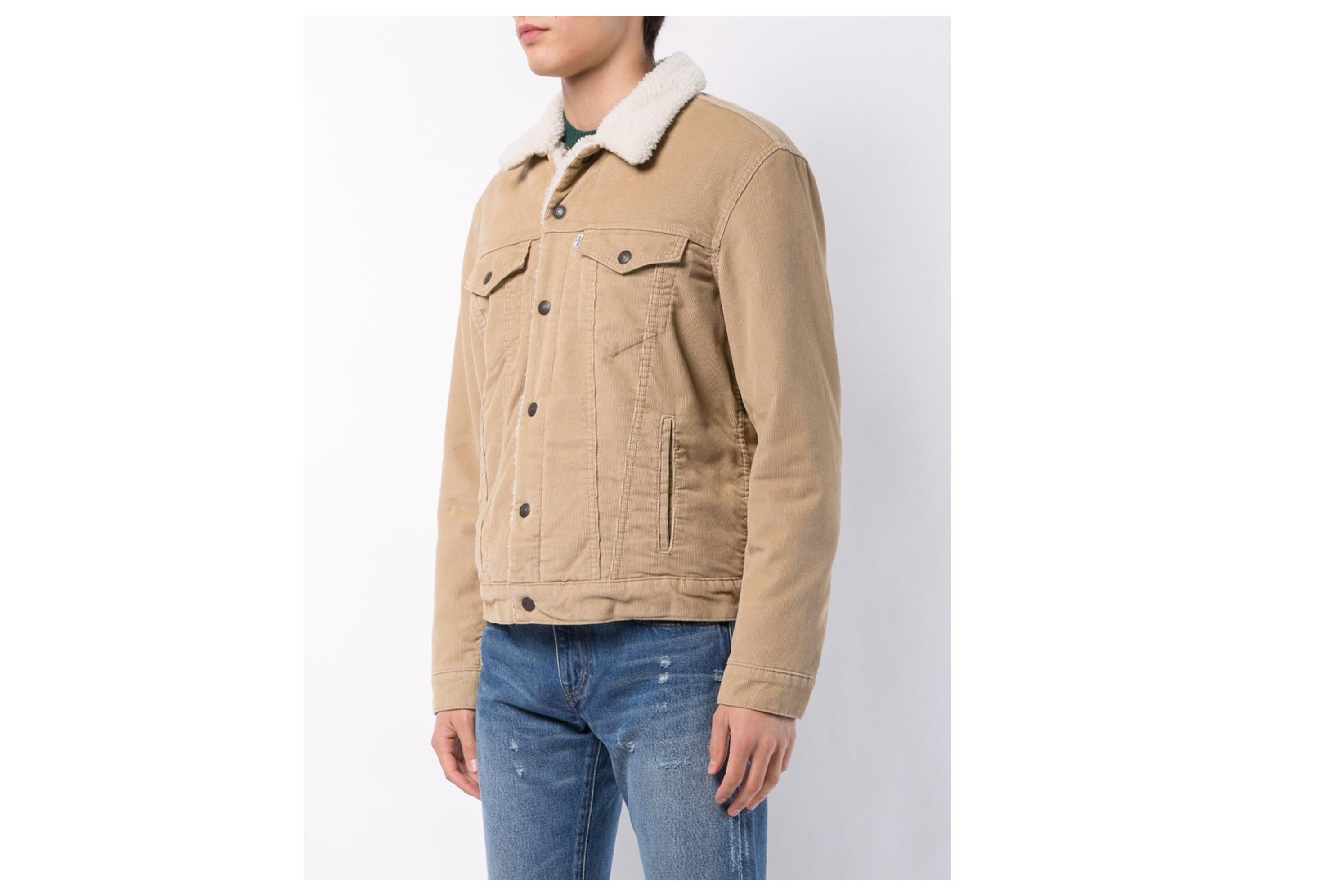 李维斯(levis)男士type ii sherpa卡车司机夹克 裸色 s