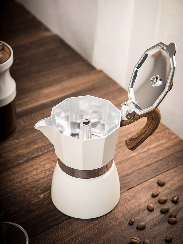 咖啡蒸馏机 摩卡壶家用意式煮咖啡机浓缩萃取壶单阀户外手冲器具蒸馏