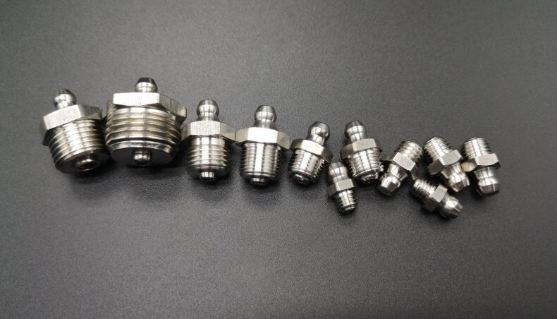 圣马五金直通式压注油杯不锈钢304直油嘴jbt79401din7141218不锈钢304