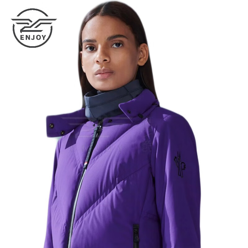 moncler蒙口 女士滑雪服冲锋衣服短款羽绒服夹克外套吸湿排汗弹力衬里