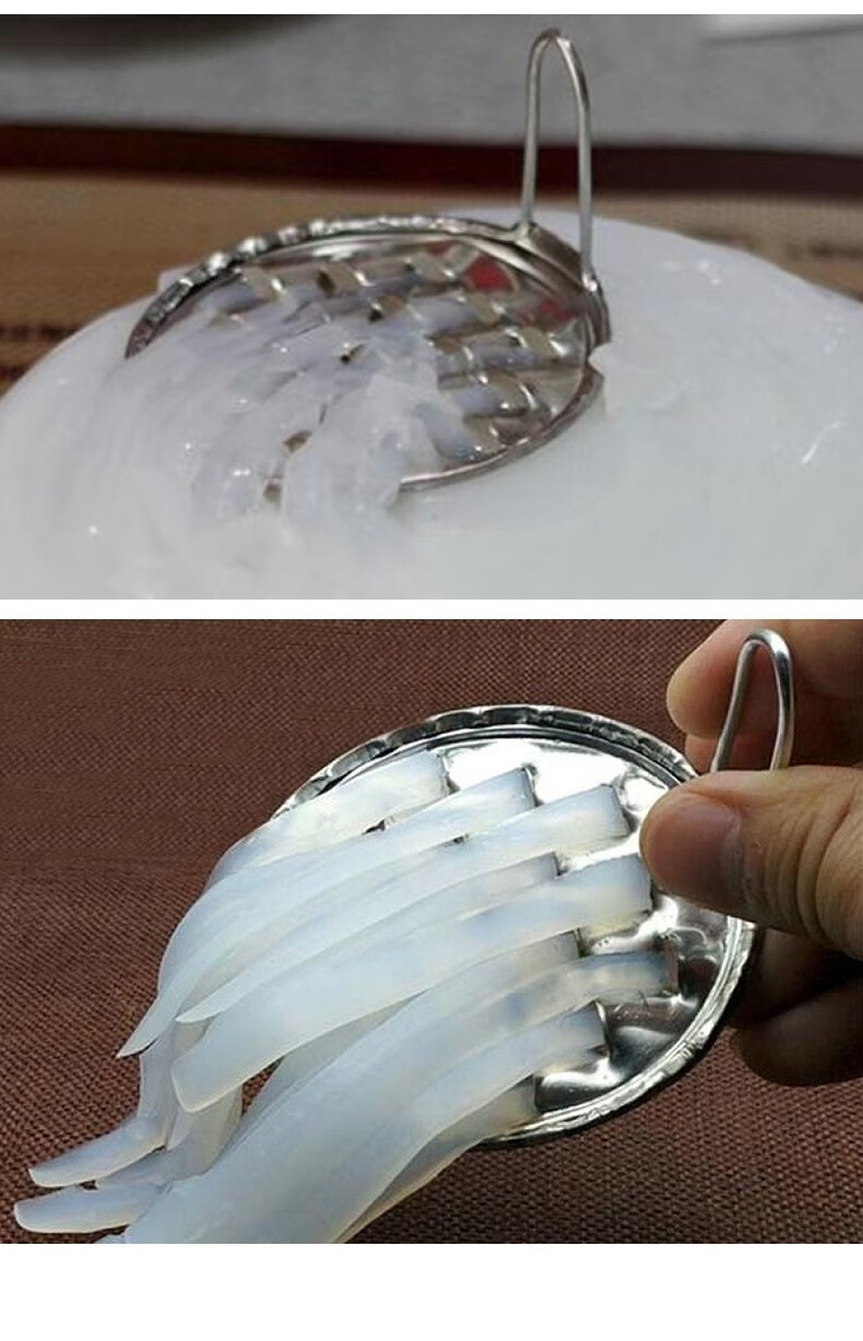 厨房用品凉粉刮子不锈钢凉粉刮刀神器旋子凉皮锣锣商用刮凉粉工具家用