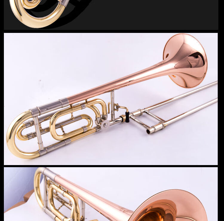 铃木长号乐器降b调中音降bf调变调次中音拉管号初学考级演奏降b调中音