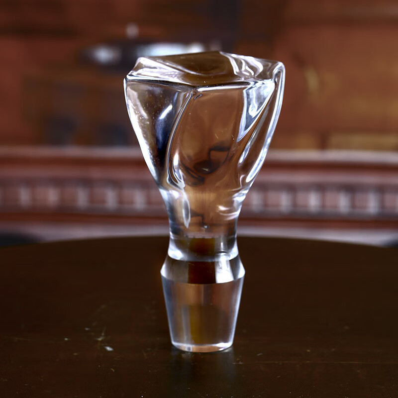 bohemia捷克波西米亚进口人造无铅水晶玻璃酒瓶酒樽醒酒器透明款比萨