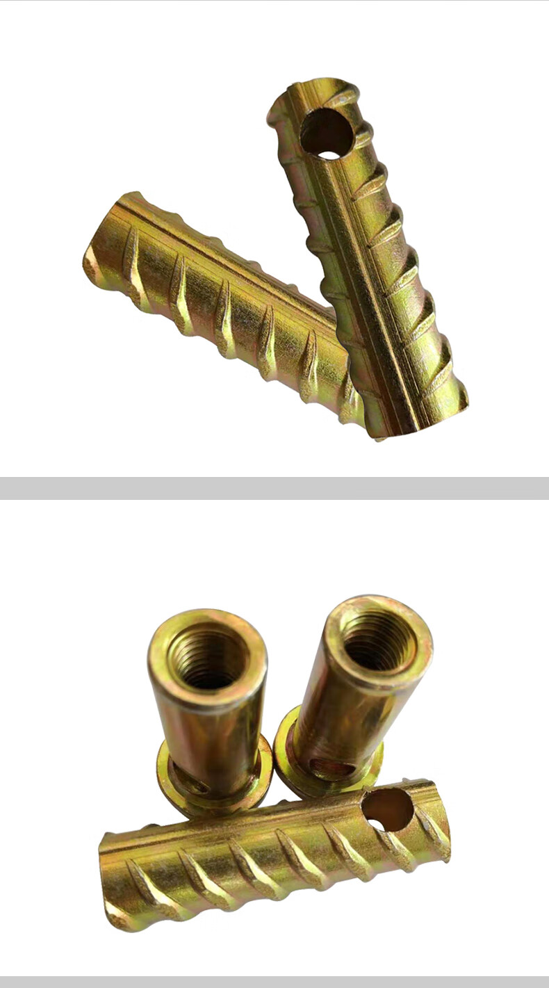 螺纹钢套筒pc预埋预制构件耐腐蚀钢筋连接吊装叠合板镀锌套管螺栓智星