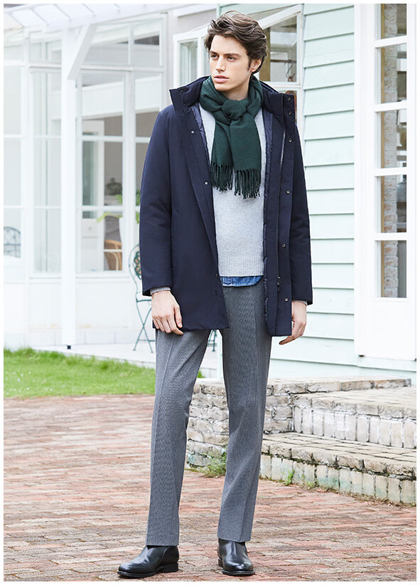 优衣库 男装 高性能复合大衣(外套)(复合填充羽绒) 429292 uniqlo 08