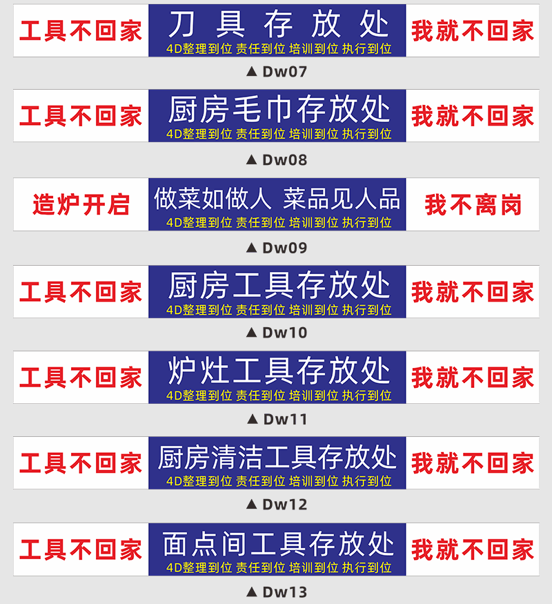 厨房灶台霸气标语图片