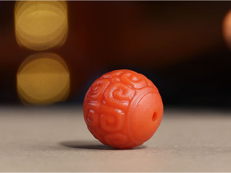 蒙料南红玛瑙回纹珠散珠满肉柿子红圆珠顶珠腰珠挂坠手串diy配饰满色