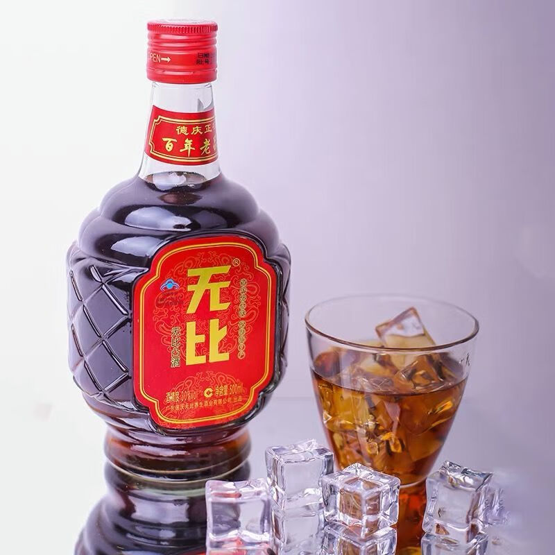 无比牌巴戟酒酒补酒养生酒成人滋补酒30度500ml广东德庆特产澳福来1瓶