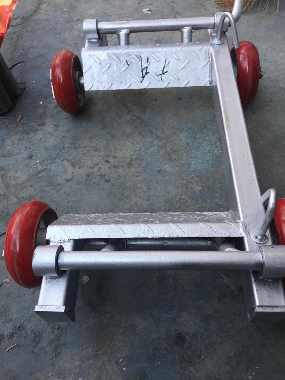 清障车救援车配件小拖车轮子粤海辅助轮托车移车器轿车小拖车小轮 老