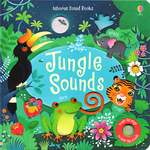 usborne sound books jungle sounds 丛林的声音 奇妙发音书 触摸洞洞