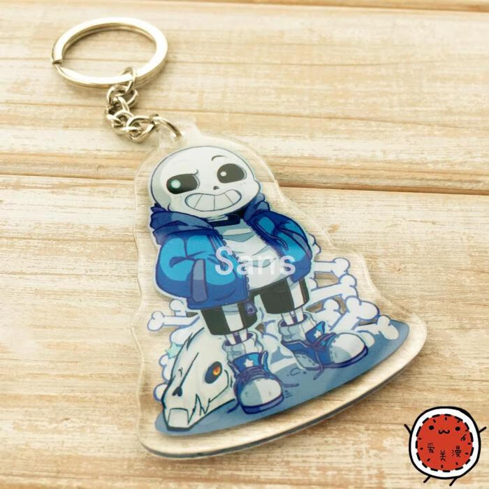 传说之下挂件传说之下undertalesansfriskcharapapyrus周边一套3件