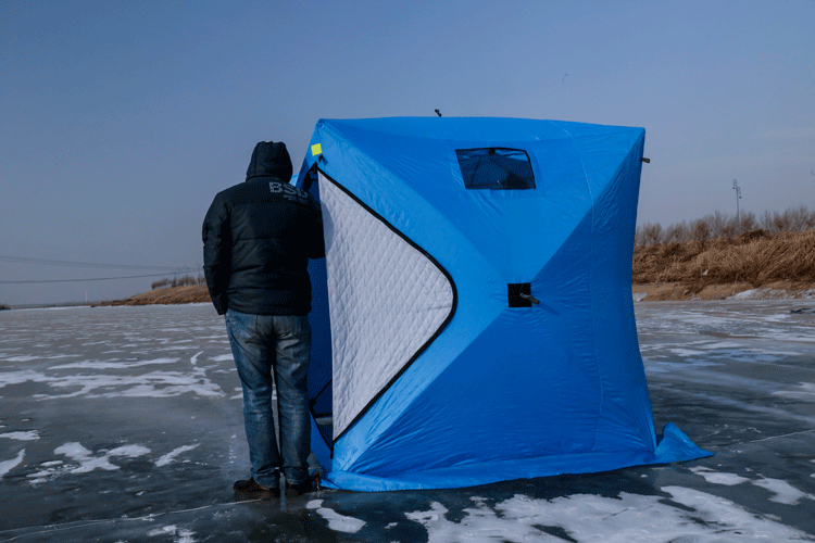 六角冰钓帐篷冬钓加棉加厚户外保暖防寒速开钓鱼帐篷防风冰钓屋sn5973