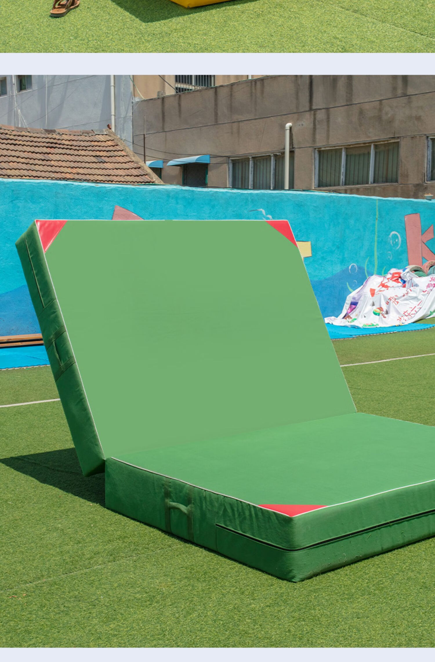 迪克肥锚 空翻海绵垫跳高专用垫武术攀岩体育训练防护冰场保护垫子海