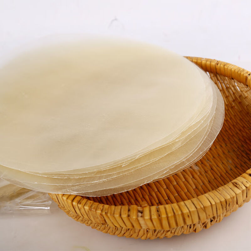 兜乐星*菏泽特产定陶马集铁棍山粉皮圆形大粉皮薄凉皮凉拌煲炖袋装