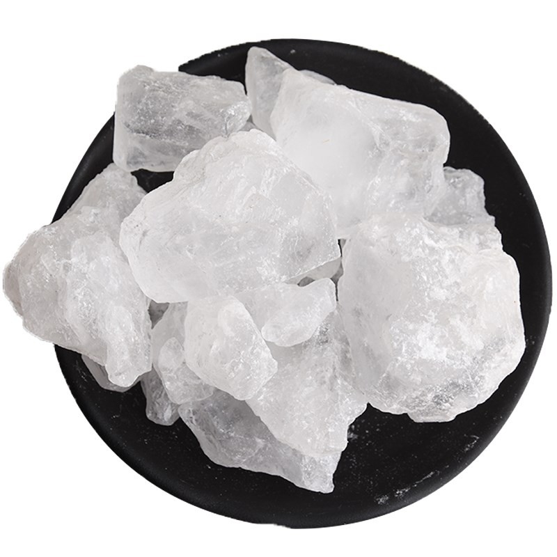 白矾中药材明矾块明矾块状块状大块枕头泡脚白凡大块500克