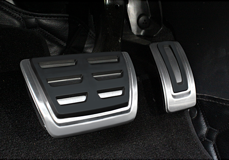 b8l凌渡cc帕萨特内饰装饰油门刹车改装防滑脚踏板套新迈腾b8l油门刹车