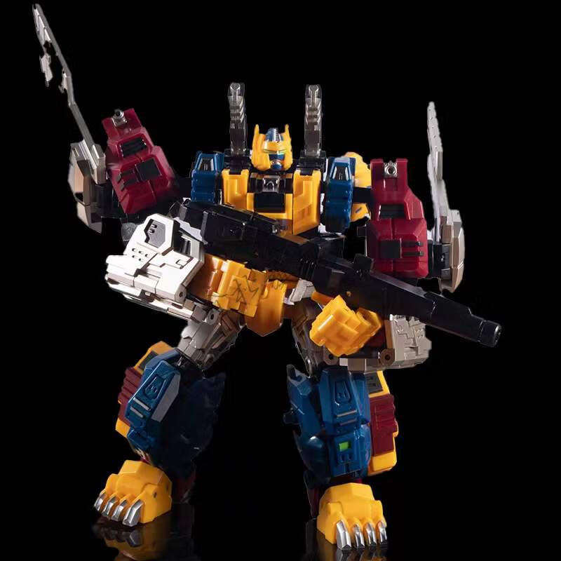 猩猩队长配件包jb01四变猩猩队长放大版k版铁工厂小比例超能勇士变形