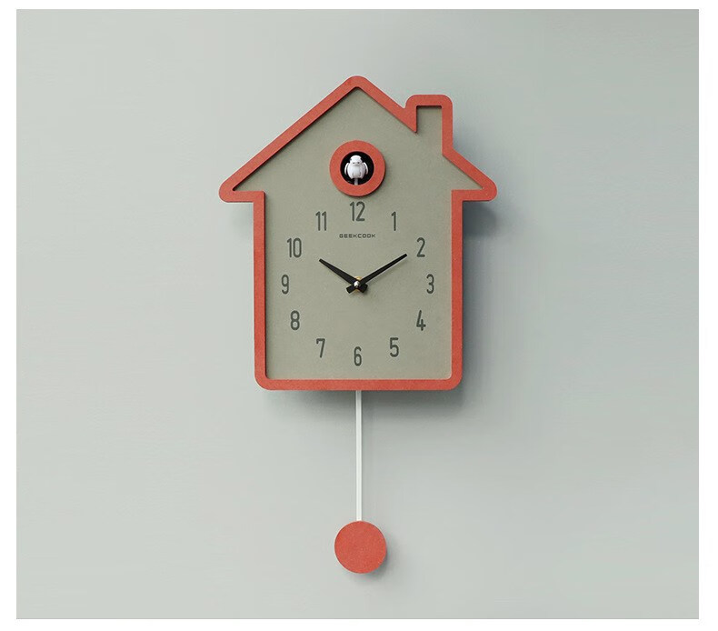 绍筁 德国布谷鸟挂钟 布谷鸟挂钟儿童卡通客厅创意可爱小鸟整点报时