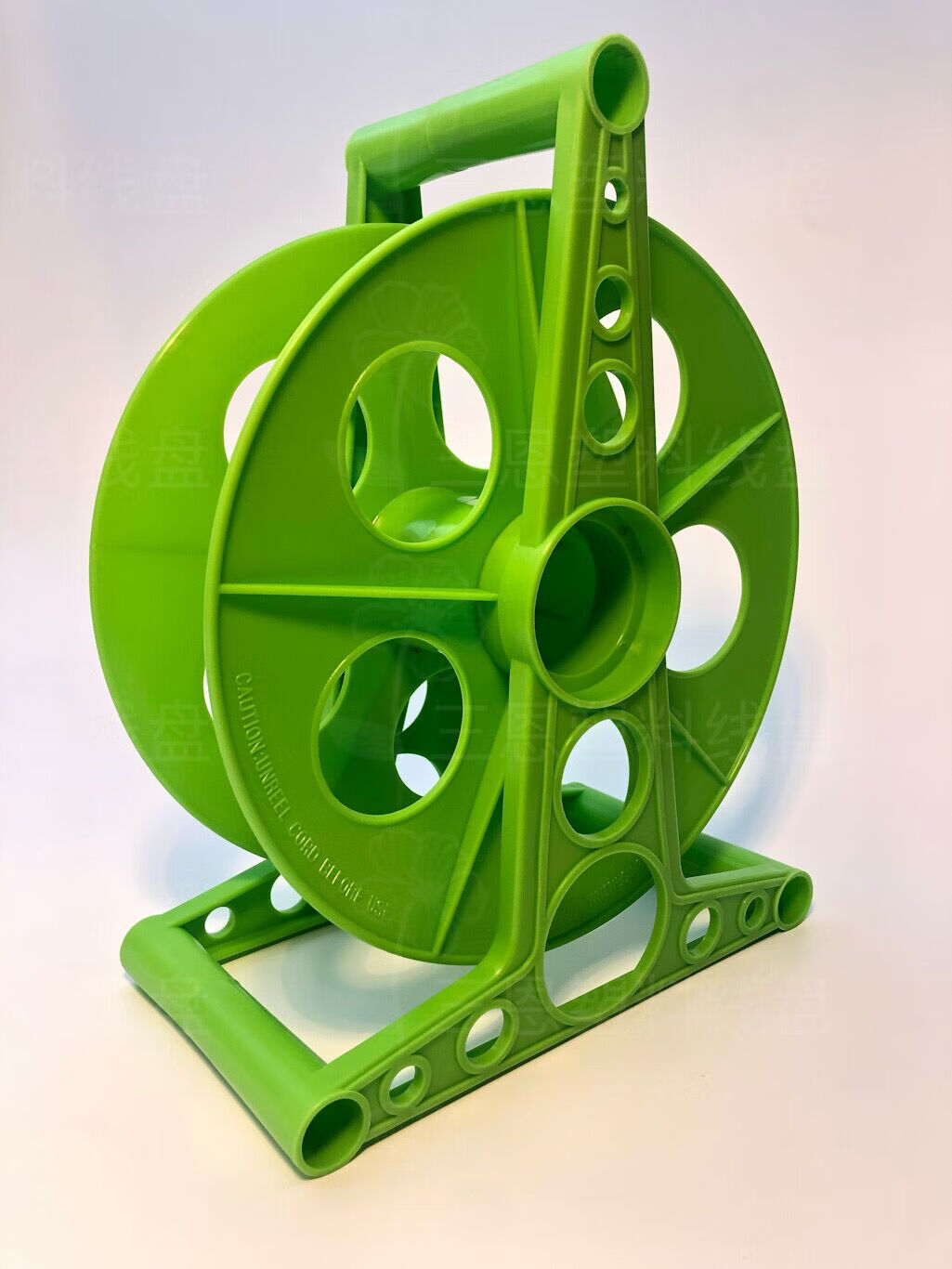 卷线盘空盘绕线盘放线滚轮电线收纳盘架手摇轱辘放线器拖线盘线轴2610