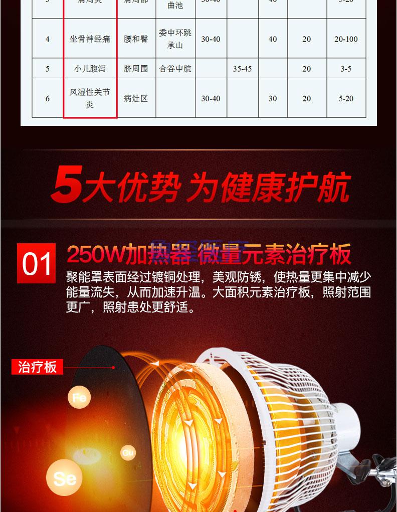 坐骨神经疼理疗仪神灯烤灯家用电烤治疗tdp烤电特定电磁波套餐cq23