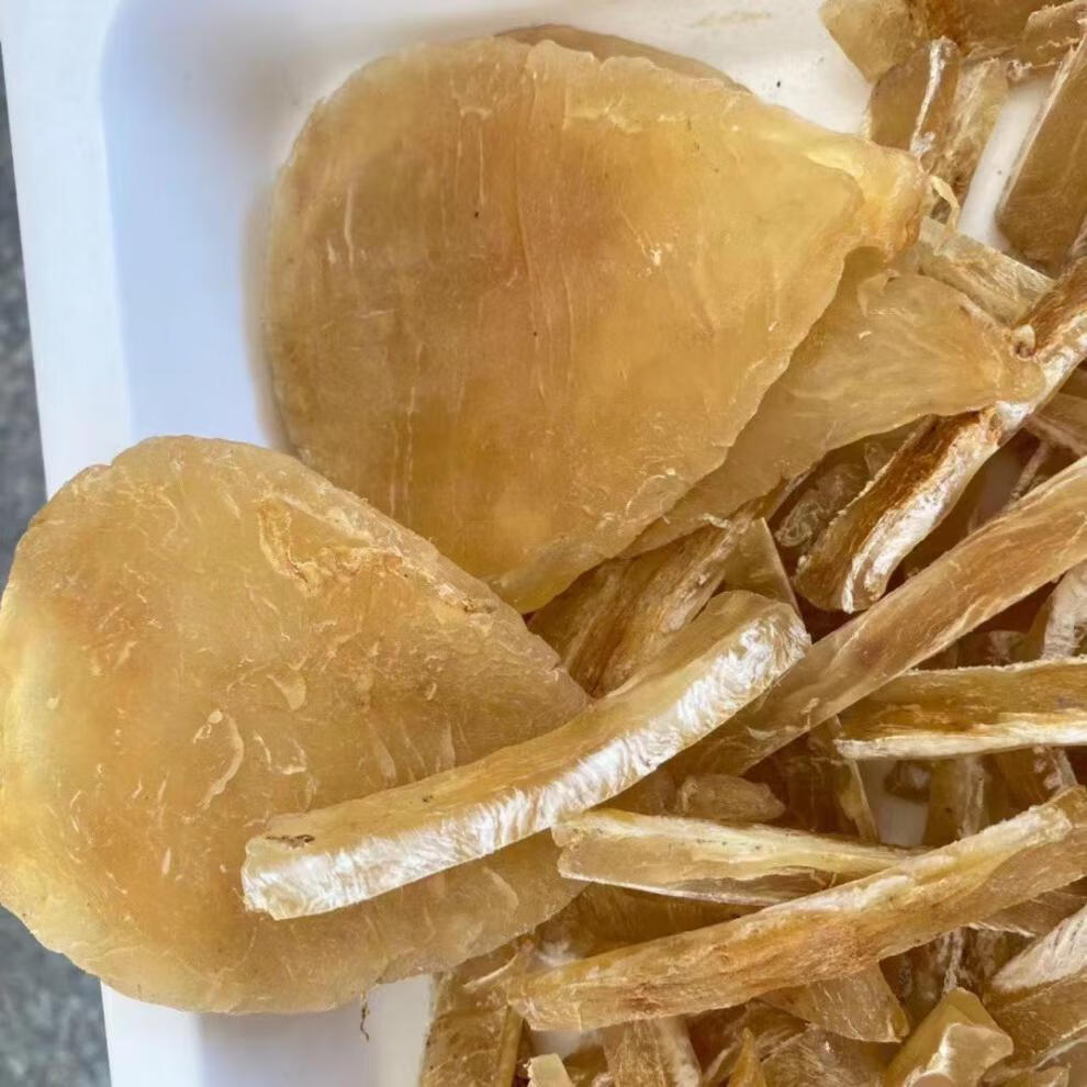 北京同仁堂原料对胃好易吸收 深海安南双牙鳘鱼胶 花胶水产干货肉厚软