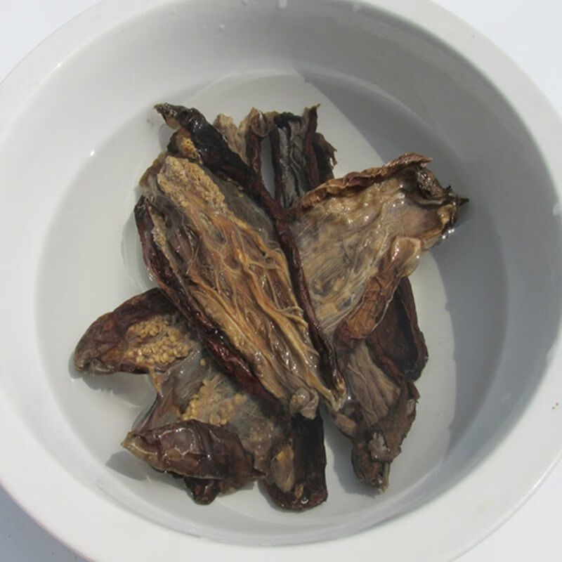 湖南土特产茄子干农家自晒茄子皮茄子片茄子条脱水蔬菜蒸肉(新货 干