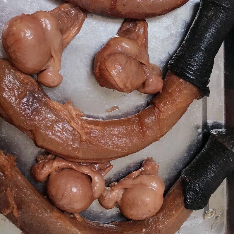 河间驴肉驴鞭熟食驴蛋即食驴三件全套驴鞭男用熟食大只 全套带皮驴鞭