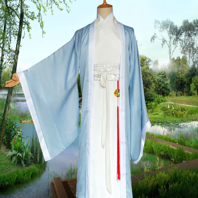 培蒙古装汉服男士超仙公子帅气侠客飘逸古风长袍剑客cos魏晋风仙气黄