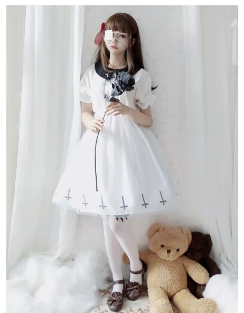 (可私密发货)新款长袖衣服女装套装cos用品软妹cd洛丽塔裙子萝莉男友