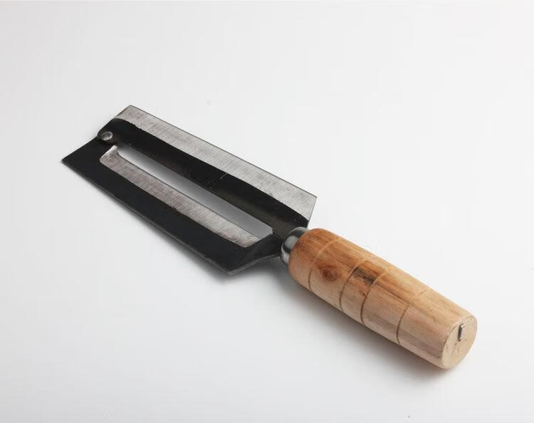 削皮刀高碳钢甘蔗刀芦笋刨削甘蔗菠萝刀刨蔗刀木把打皮刀 特大号 削