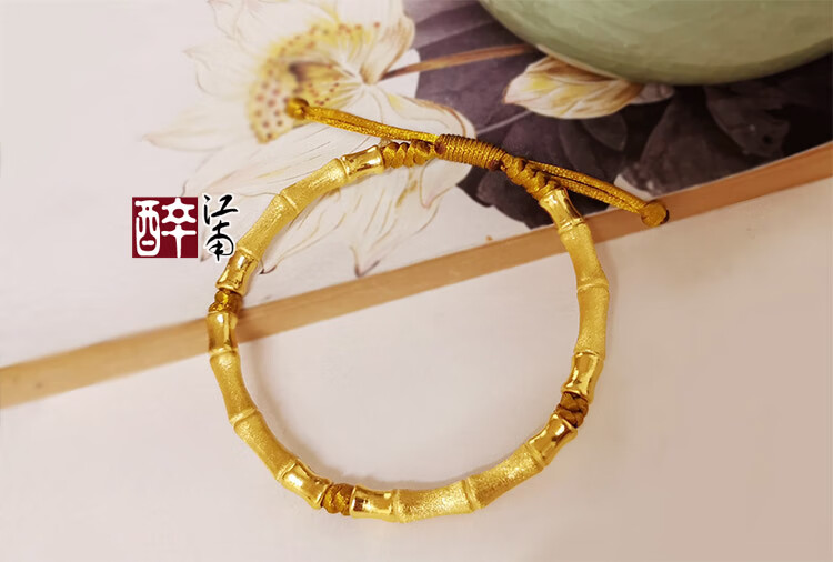 (6mm)金色绳男款 商品编号:10023947230561 店铺: 醉江南黄金旗舰店