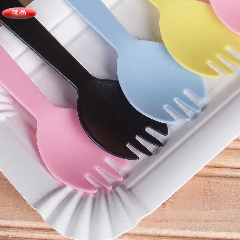 蛋糕一次性刀叉盘子组合餐具塑料戚风餐盘纸盘叉子带蜡烛套装10盘10叉