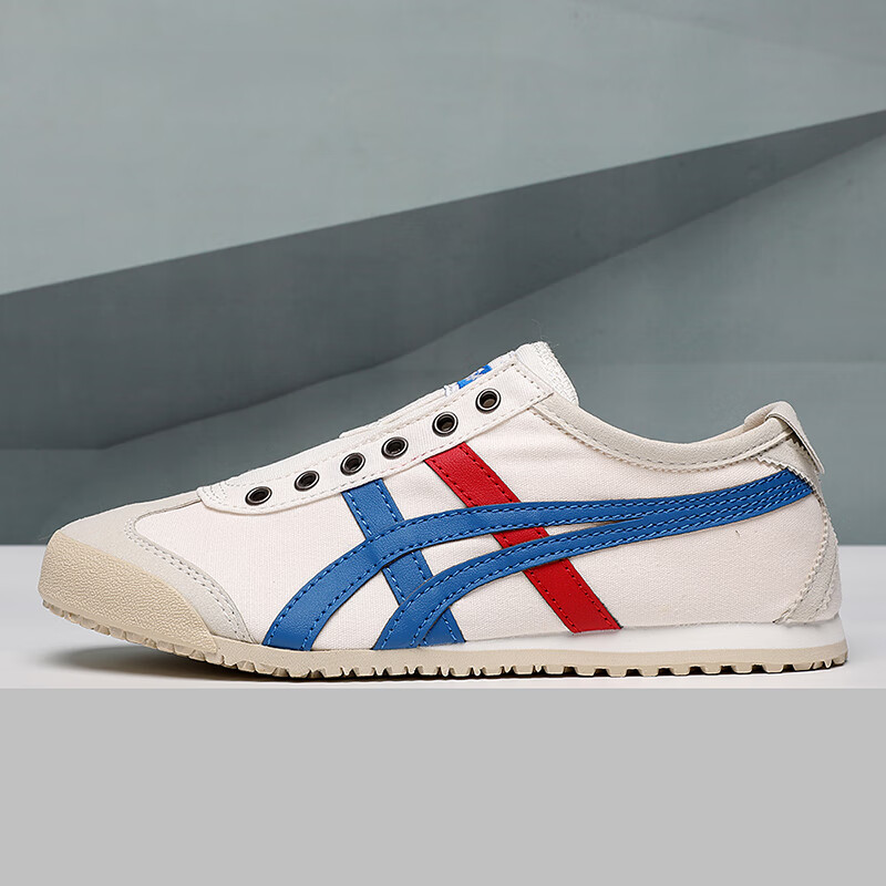 泰格男鞋店男鞋亚瑟虎女鞋一脚蹬懒人帆布小白鞋泰格阿甘鞋 一脚蹬米