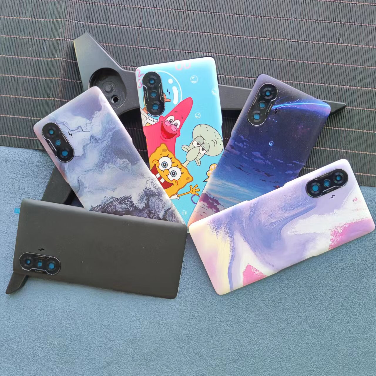 青跃 适用于红米k40游戏增强版塑料后盖屏电池盖后壳redmik40游戏增强