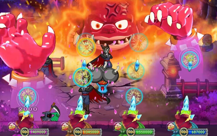 6015准入机台疯狂魔鬼城决战万圣夜打魔鬼机器游戏厅投币游艺机