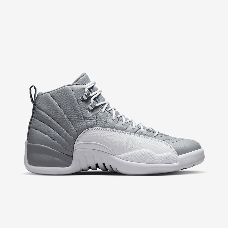 耐克nike air jordan 12 aj12男鞋灰白 高帮复古篮球鞋 ct8013-015 43