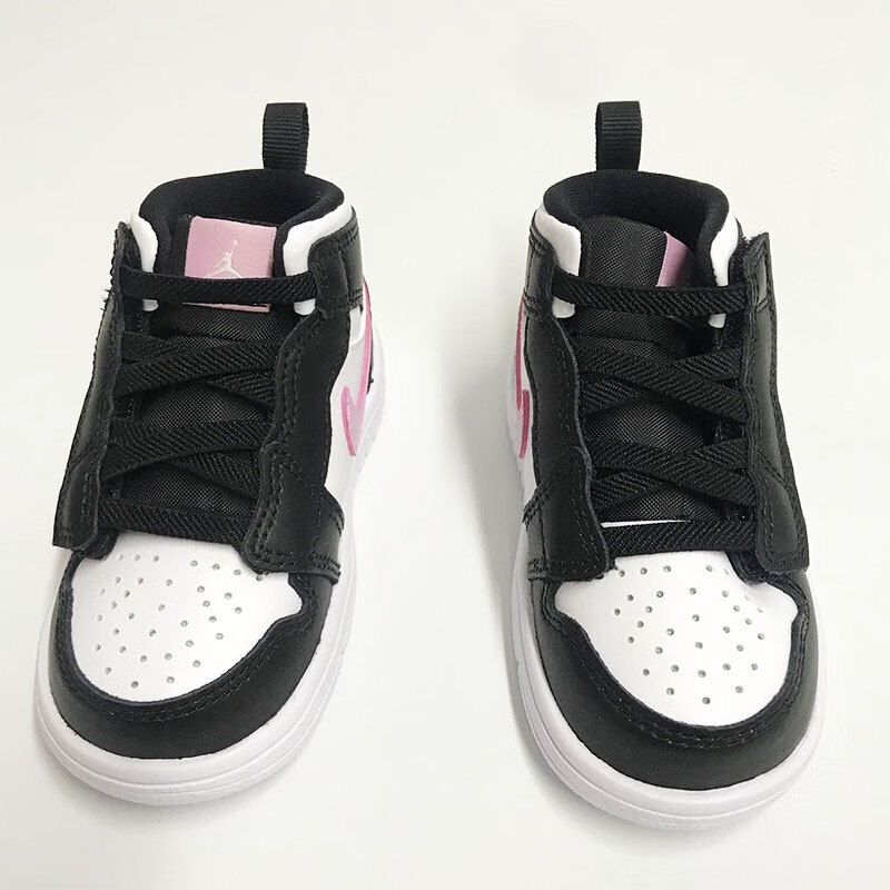 ni·ke耐·克官方旗舰 air aj1魔术贴小童鞋复古休 at4613-105 紫色6c