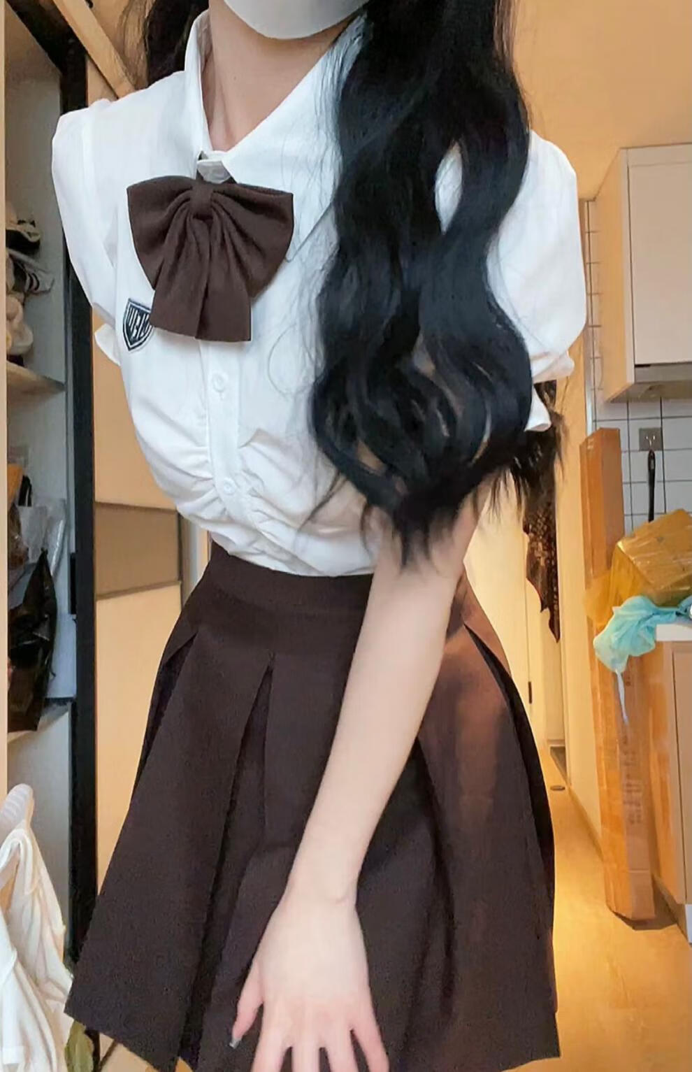 jk制服御姐纯欲辣妹日记ol制服包臀裙辣妹御姐收腰修身显瘦jk衬衫