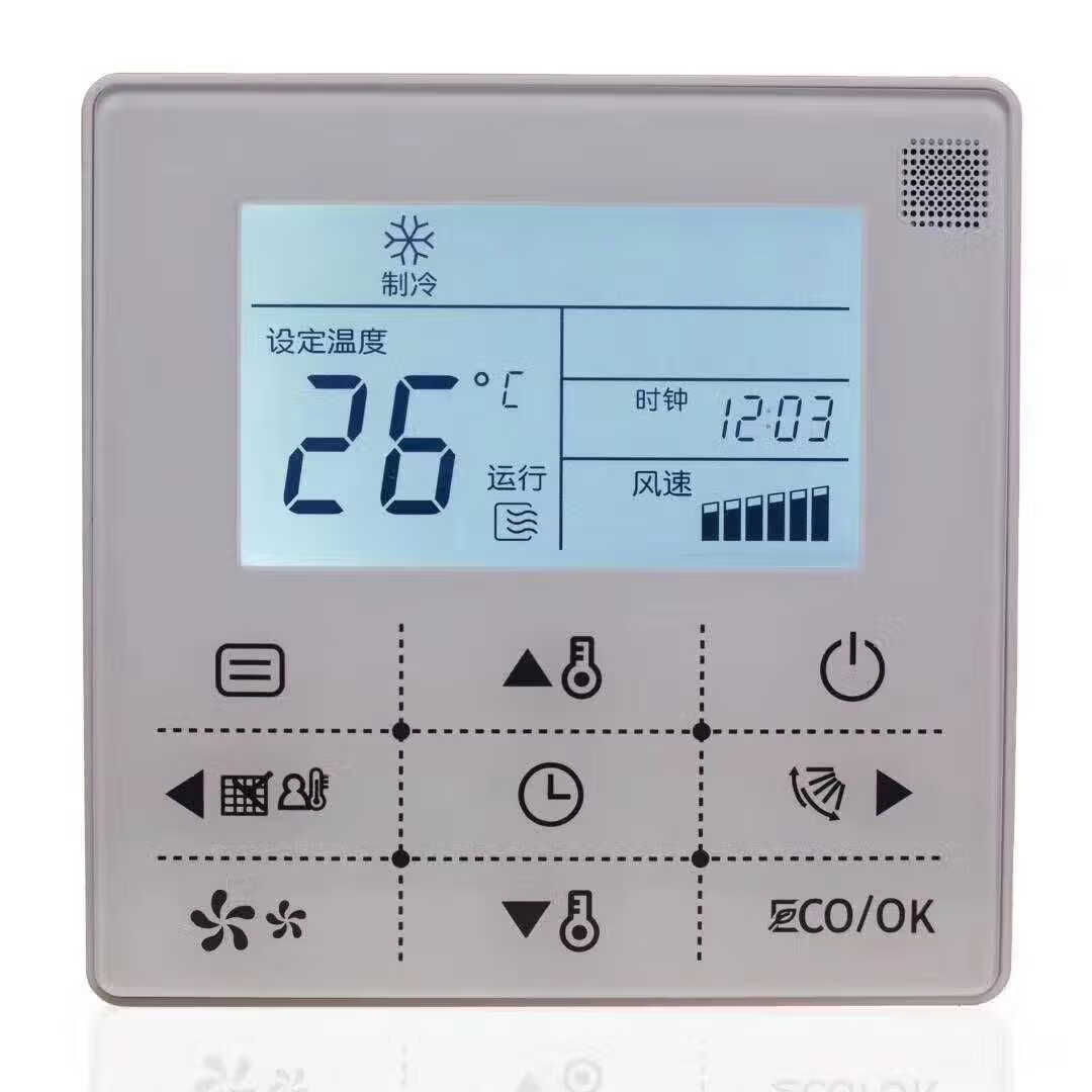 适用美的线控器风管机多联机通用kjrf-90e/mbf中央空调手操器 kjr-90w