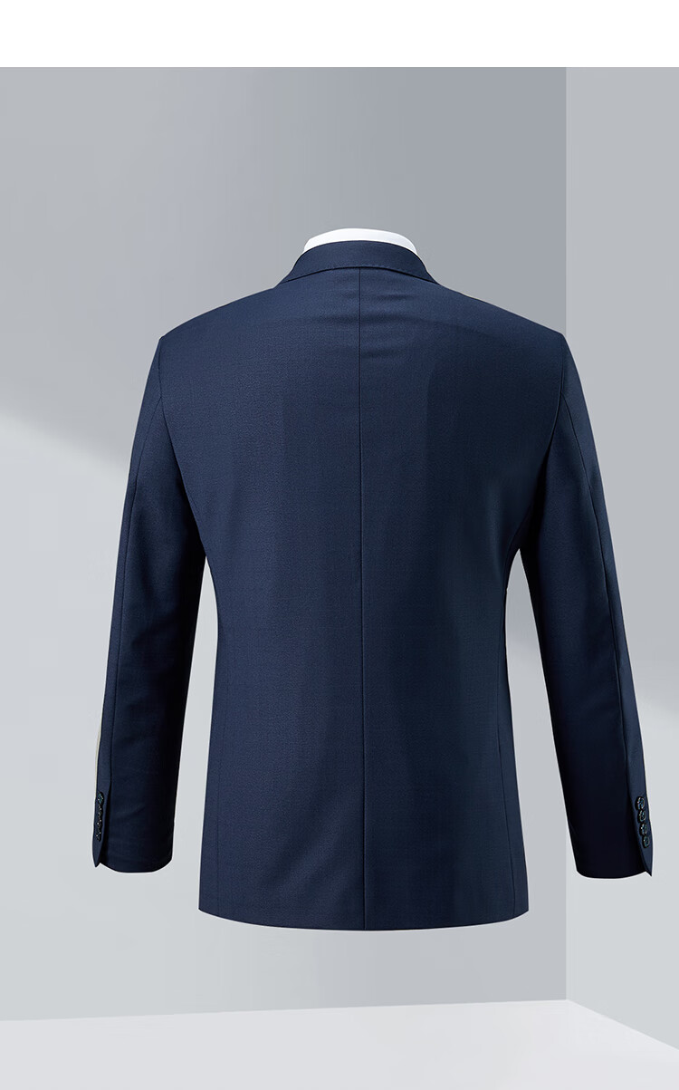 hla海澜之家西服男时尚平驳领简约挺括儒雅绅士商务西服外套男htxjd1q