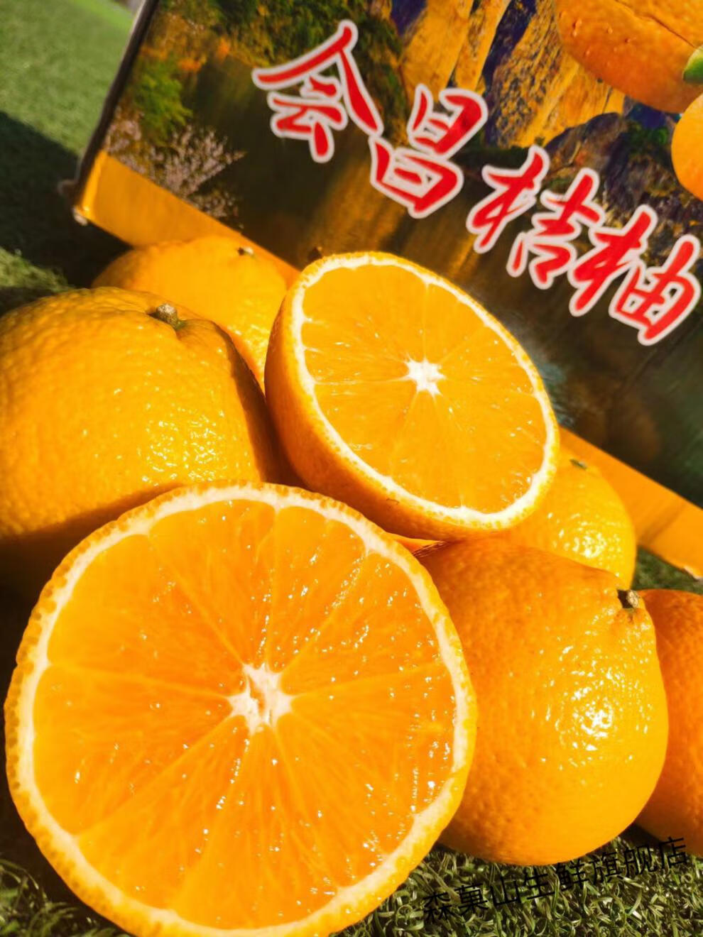 春节送礼礼盒装江西赣南会昌甜桔柚当季新鲜水果甜桔柚现摘现发10斤