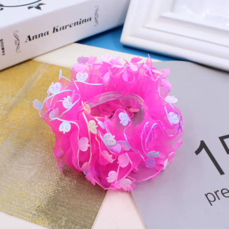 六一儿童扎辫子公主盘发布艺扎头花韩版小学生舞蹈表演发饰头饰品sn