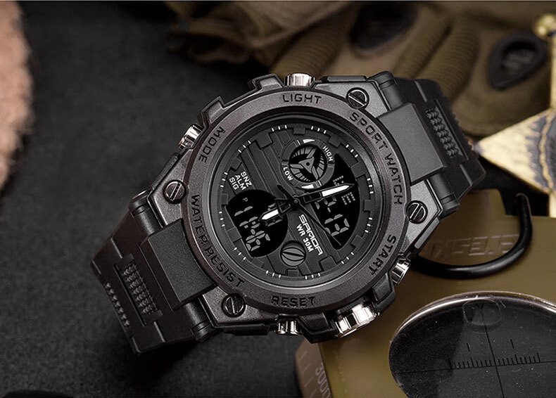 huwei苹果通用特种兵战术手表男多功能运动成人户外潮流智能防水学生