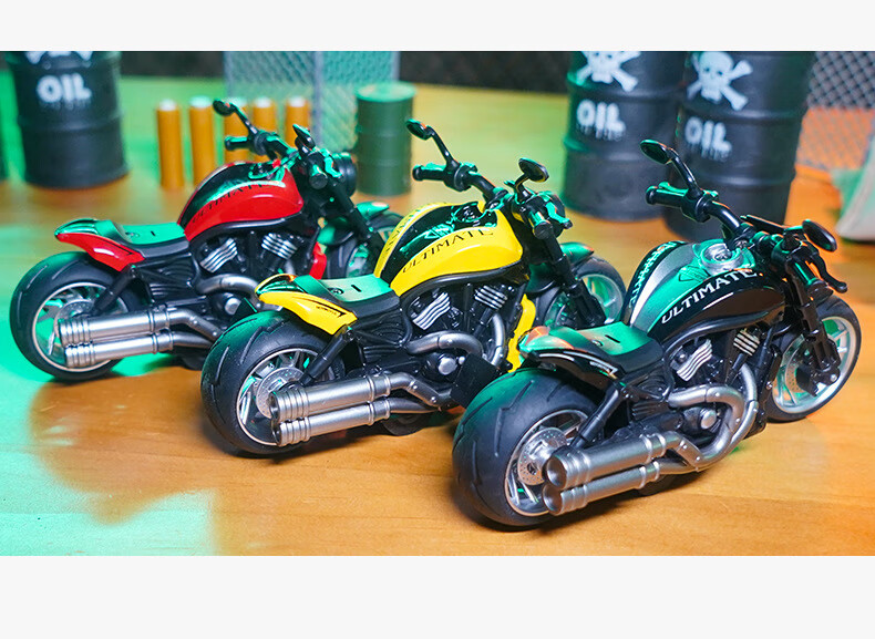 优选好物112仿真哈雷摩托车模型玩具车男孩合金杜卡迪机车手办儿童