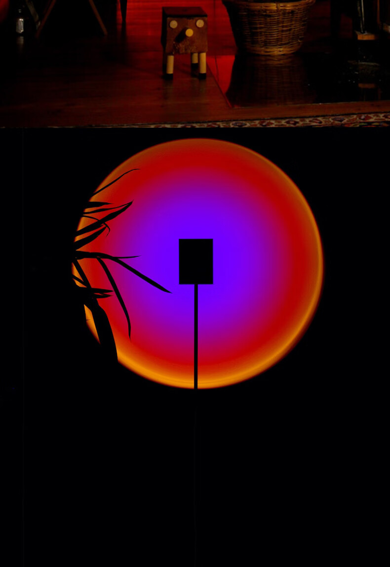 日落灯投影落地灯彩虹mandalaki艺术意大利haloedition设计师氛围灯