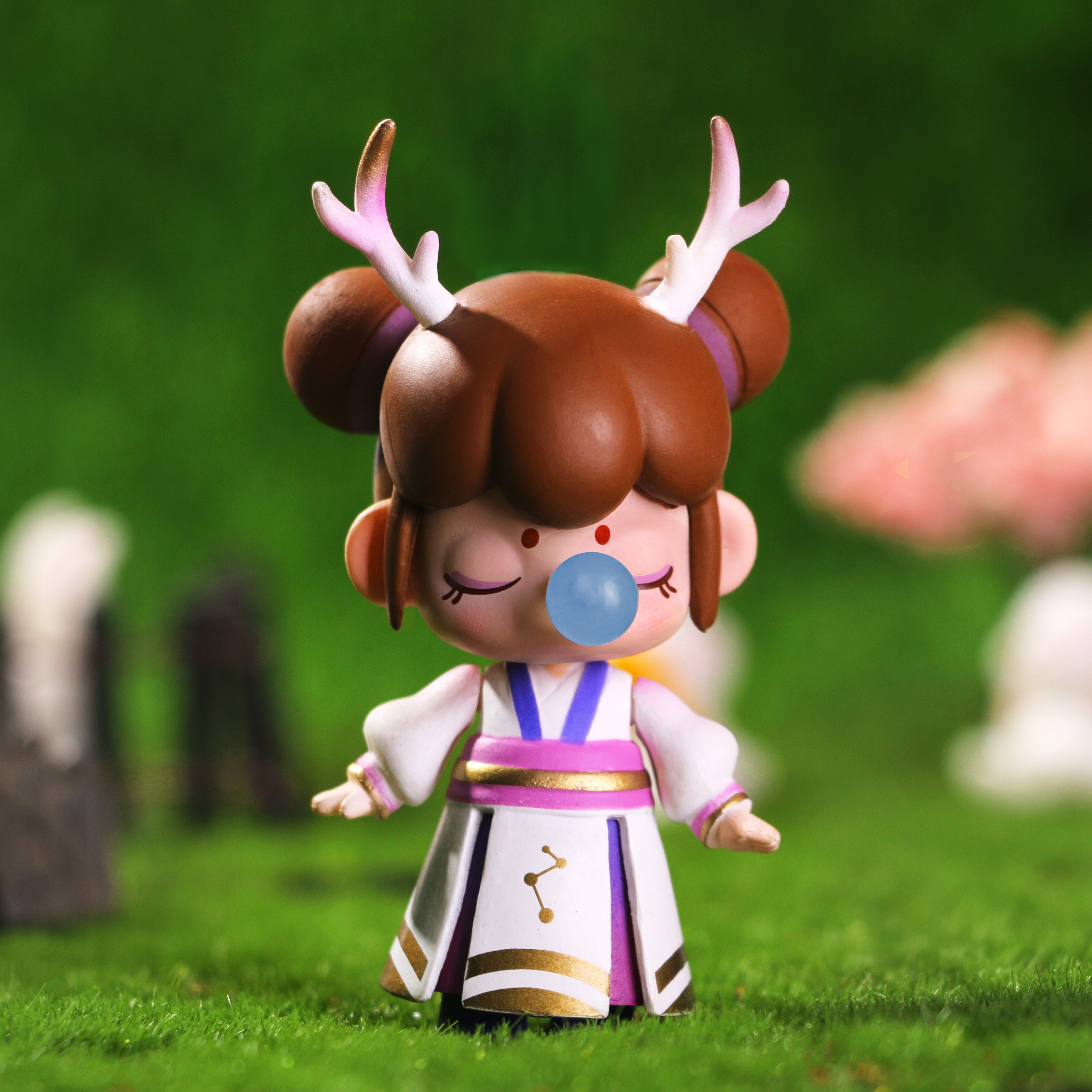 知处盲盒一套狐仙网红少女心忙和全套云深女孩娃娃公仔sn1601 蜗牛精