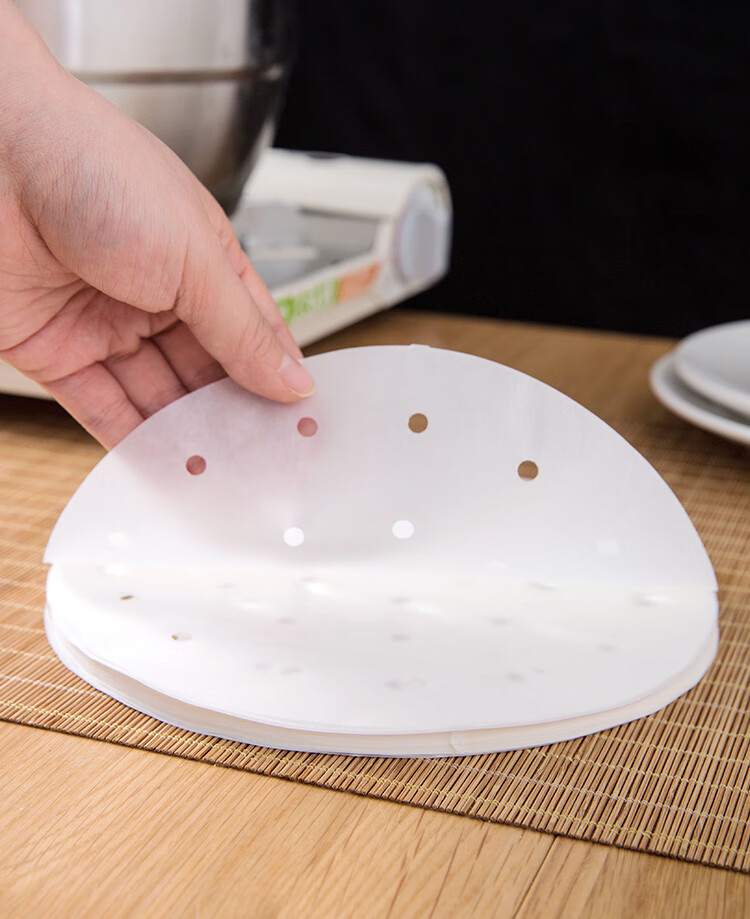 蒸笼纸蒸包子馒头家用蒸馍馍的垫子笼布蒸笼垫不粘食品专用油纸垫小号